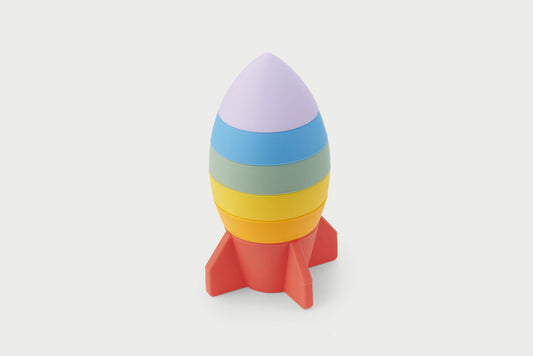 SiliSoft® Rocket Stacker (Rainbow)