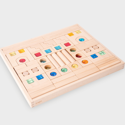 Wooden Building Gem Blocks